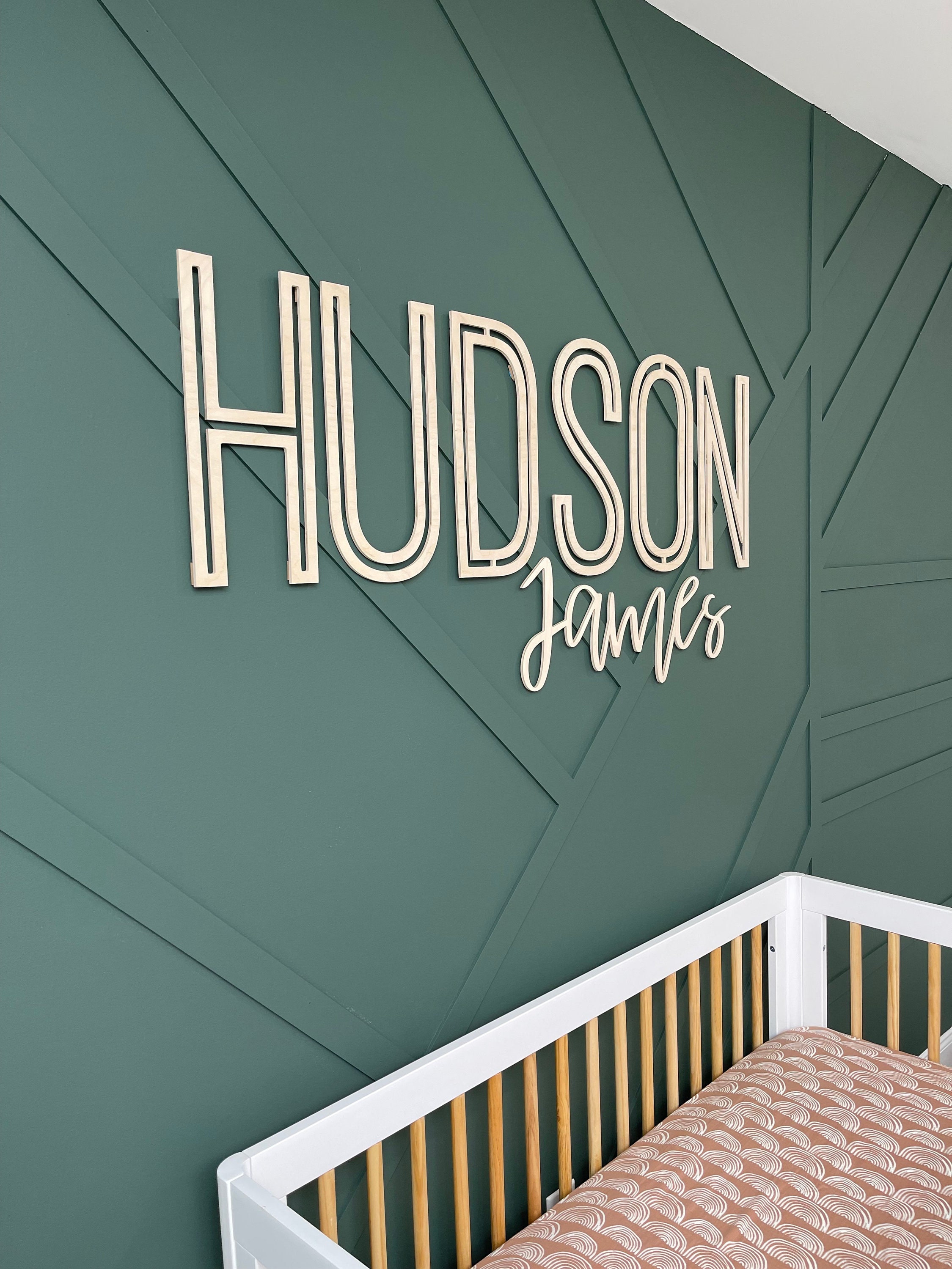 Name Sign for Nursery, Wooden Letters, Name Sign, Nursery Letters, Wall Art Above Crib, Nursery Decor, Wood Name Sign for Kids Room