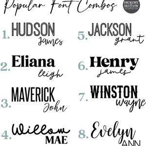 Custom Wooden Name Sign, Nursery Decor image 5