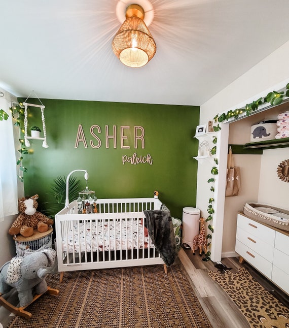 Name Cutouts for Nursery Wooden Letters Name Sign Nursery