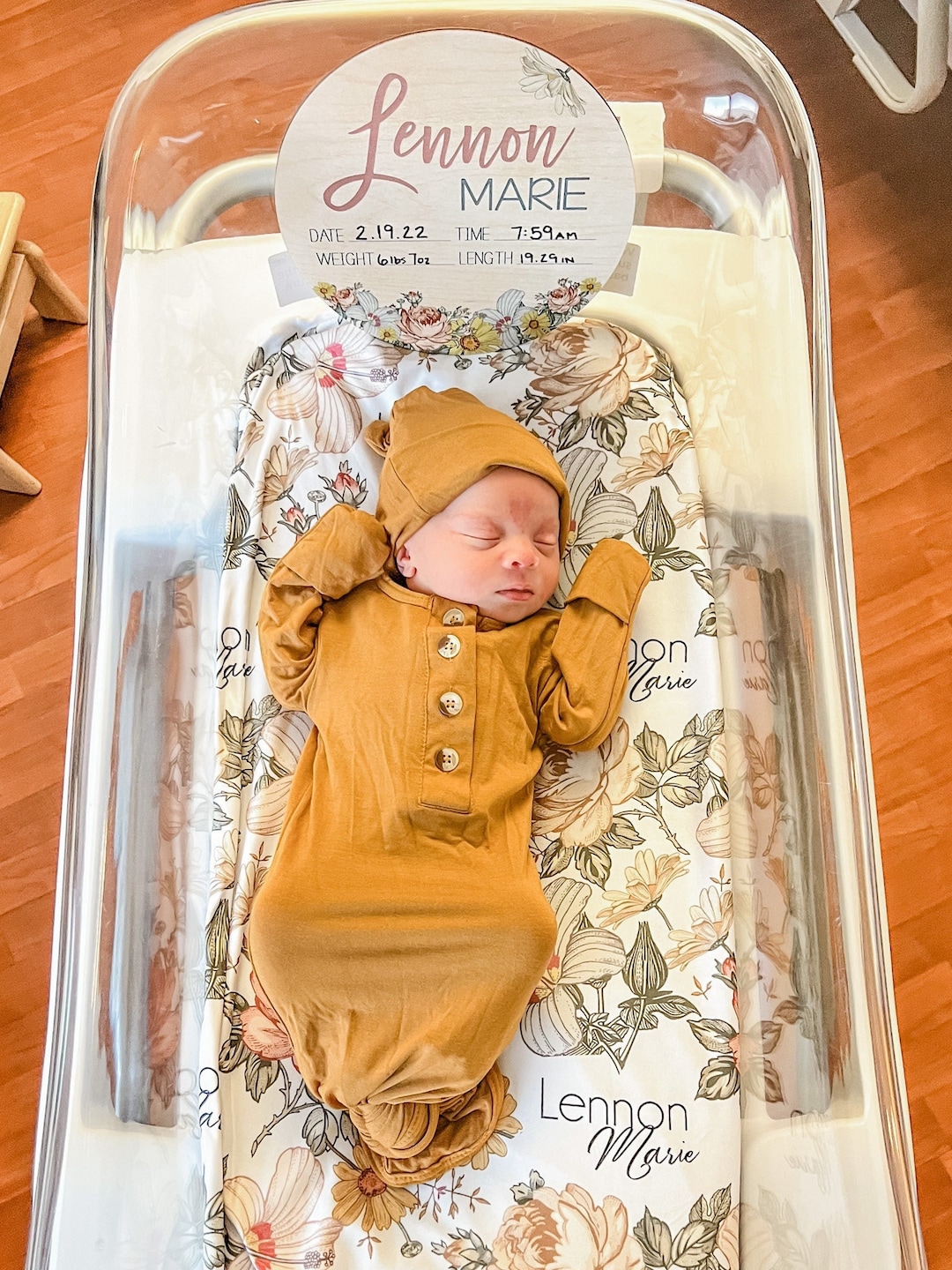 Baby Birth Stat Sign | Personalized Birth Announcement | Printed ...