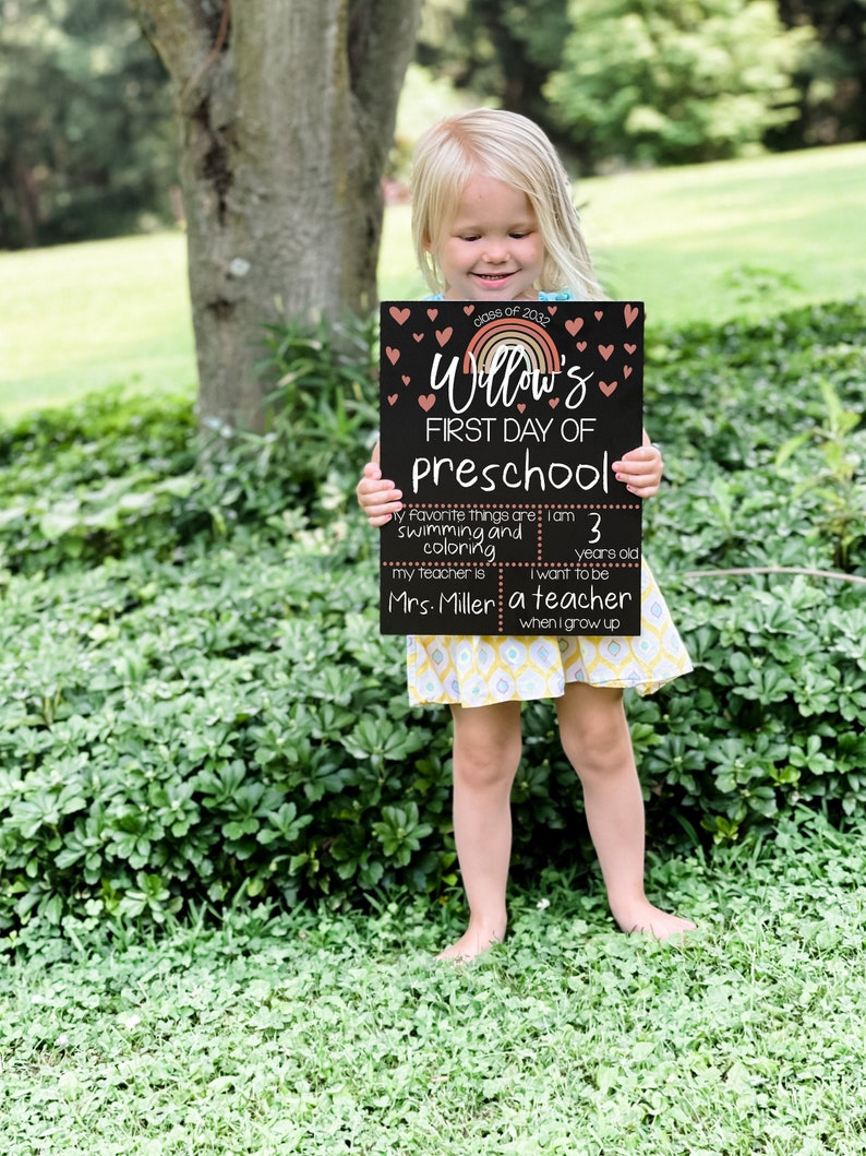 First Day of School Sign | Last Day of School Sign | Reversible First Day of School Sign | Back To School Photo | 1st Day of School 