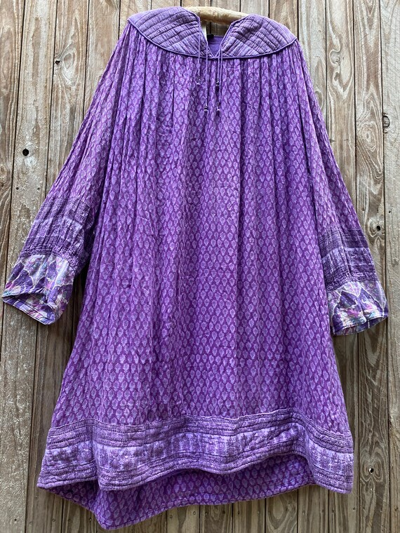 Vintage 70’s Indian gauze dress