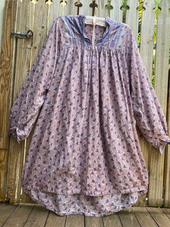 Vintage 70’s Indian gauze dress
