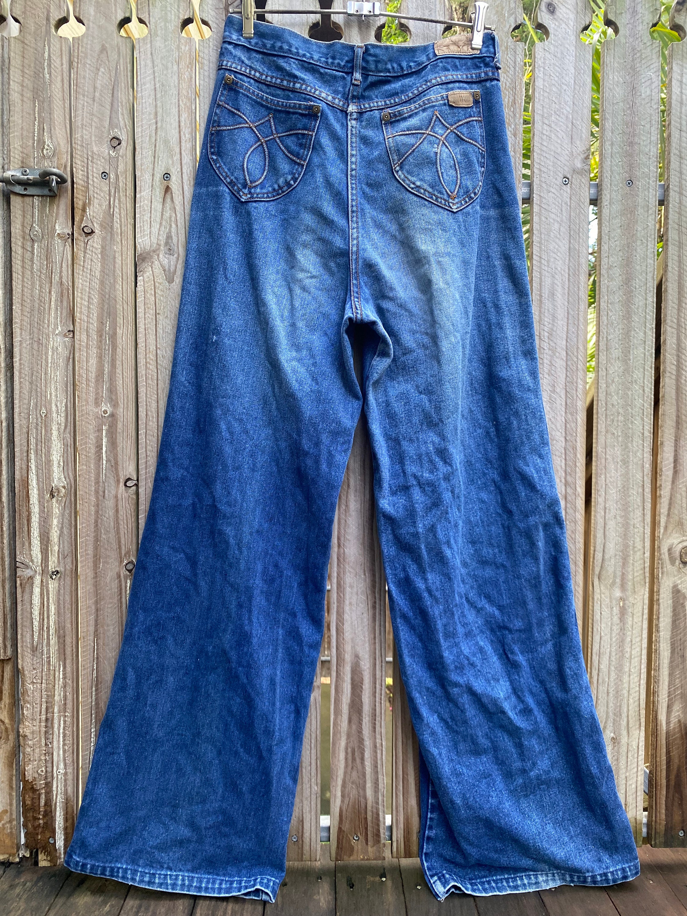 Flare Jeans Ditto Brand Jeans Bell Bottoms Ditto Jeans 1970s Ditto