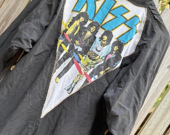 Vintage 80’s KISS Tuxedo shirt…
