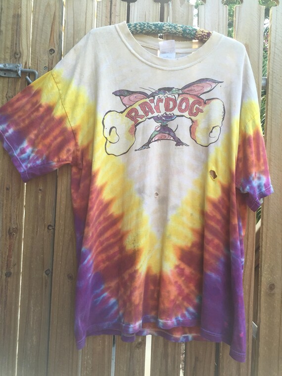 Vintage distressed tie dye grateful dead tee