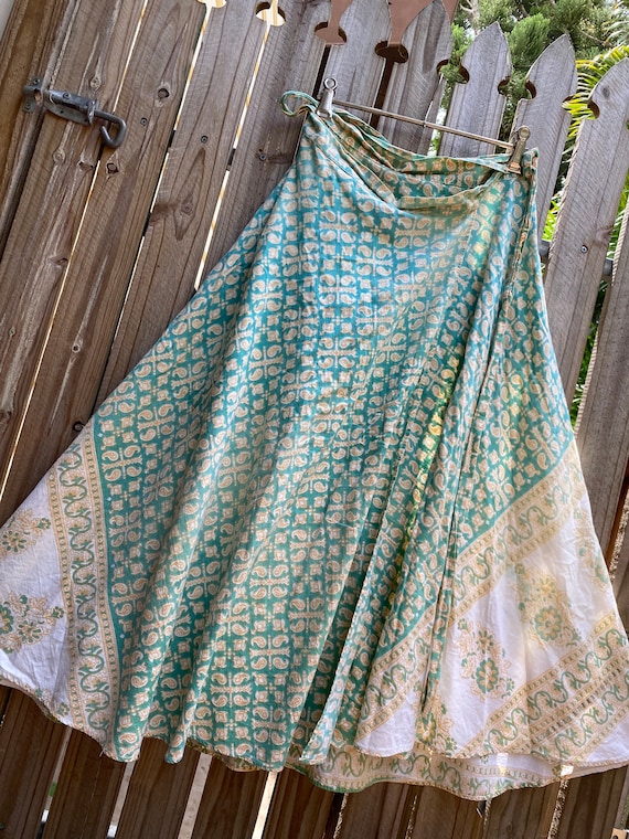 Vintage 70’s Indian wrap skirt