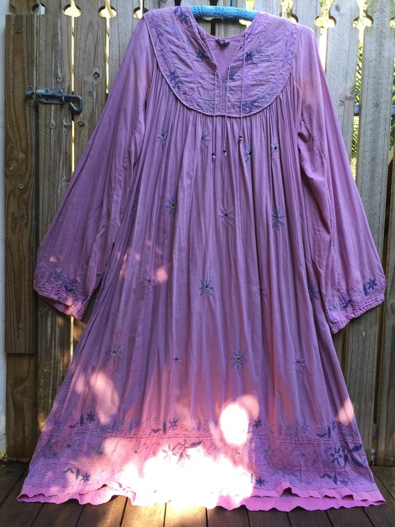 Vintage 70’s Indian cotton dress