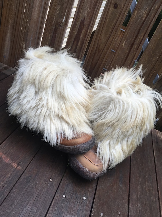 Vintage 70’s goat hair boots