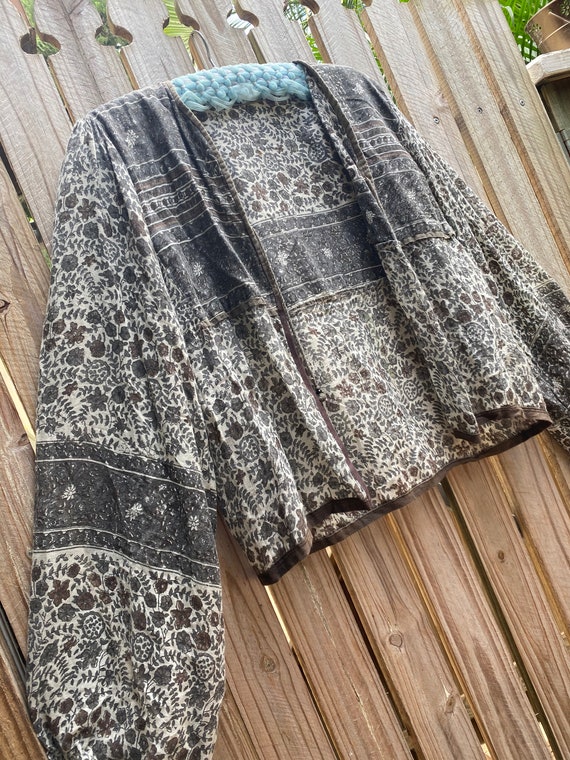 Vintage 70’s Indian blouse duster