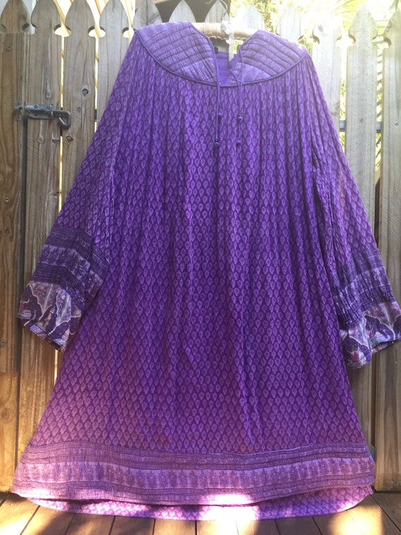 Vintage 70’s Indian gauze dress
