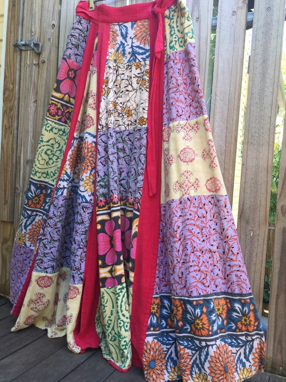Vintage 70’s Indian gauze skirt