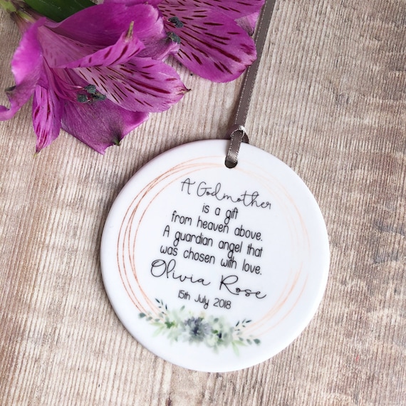 Personalised Thank You Godparents Godmother Godfather Etsy Personalised Thank You Godparents Godmother Godfather Etsy