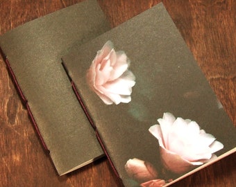 Dark Floral Travelers Notebook Insert Set in Passport, B7, Pocket, A6, Personal, Weeks, B6 Slim, Standard, B6, Cahier or A5 Size