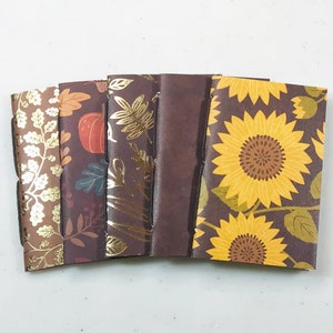 Sunflower Travelers Notebook Insert Set in Passport, B7, Pocket, A6, Personal, Weeks, B6 Slim, Standard, B6, Cahier or A5 Size