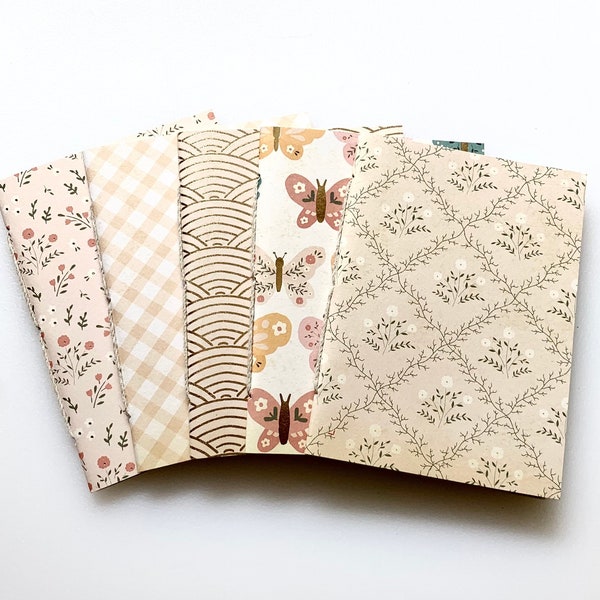 Set of Botanical Travelers Notebook Inserts in Passport, B7, Pocket, A6, Personal, Weeks, B6 Slim, Standard, B6, Cahier or A5 Size