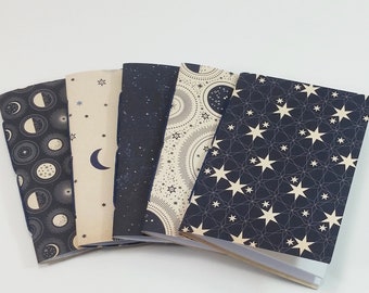 Celestial Travelers Notebook Insert Set in Passport, B7, Pocket, A6, Personal, Weeks, B6 Slim, Standard, B6, Cahier or A5 Size