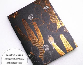 Travelers Notebook Insert with Birds and Cacti