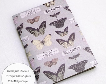 Butterfly Travelers Notebook Insert: 34 Paper Pattern Options