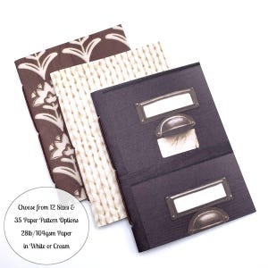 Travelers Notebook Insert Set: Hand Stitched Journals, 12 Sizes