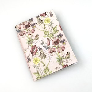 Travelers Notebook Insert with Garden Flowers in Passport, B7, Pocket, A6, Personal, Weeks, B6 Slim or B6 Size