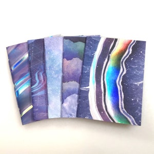 Set of Celestial Travelers Notebooks Inserts in Passport, B7, Pocket, A6, Personal, B6 Slim, Standard, B6, Cahier or A5 Size