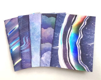 Set of Celestial Travelers Notebooks Inserts in Passport, B7, Pocket, A6, Personal, B6 Slim, Standard, B6, Cahier or A5 Size