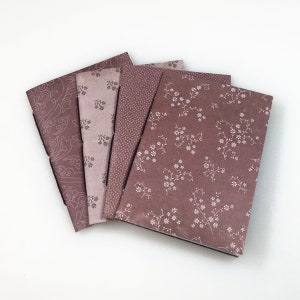 Mauve Travelers Notebook Insert Set in Passport, B7, Pocket, A6, Personal, Weeks, B6 Slim, Standard, B6, Cahier or A5 Size