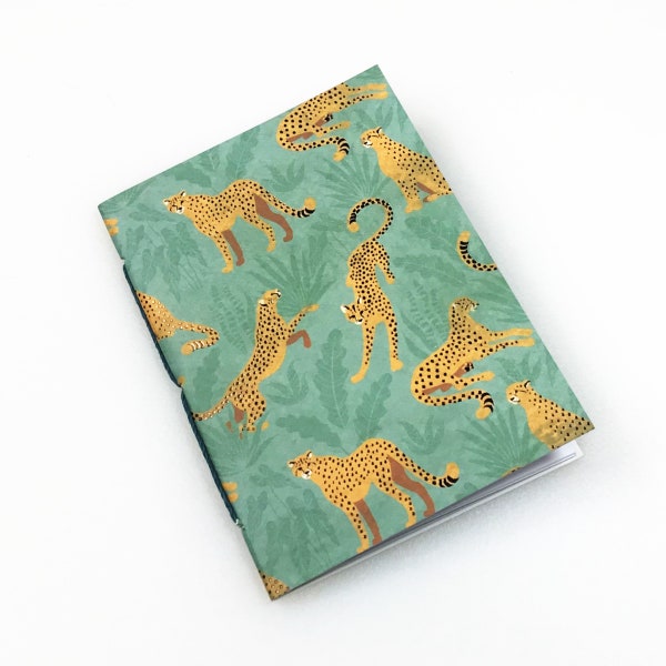 Travelers Notebook Insert with Cheetahs in Passport, B7, Pocket, A6, Personal, Weeks, B6 Slim, Standard, B6, Cahier or A5 Size