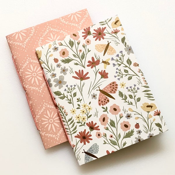 Garden Aesthetic Set of Travelers Notebook Inserts in Passport, B7, Pocket, A6, Personal, Weeks, B6 Slim, Standard, B6, Cahier or A5 Size