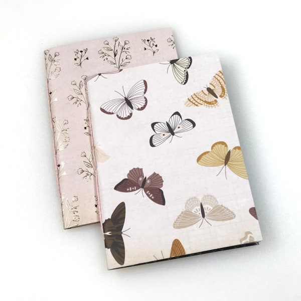 Butterfly Travelers Notebook Insert Set in Passport, B7, Pocket, A6, Personal, Weeks, B6 Slim, Standard, B6, Cahier or A5 Size