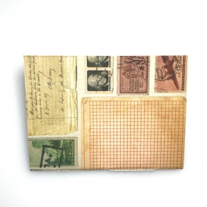Vintage Ephemera Style Travelers Notebook Insert in Passport, B7, Pocket, A6, Personal, Weeks, B6 Slim, Standard, B6, Cahier or A5 Size image 2