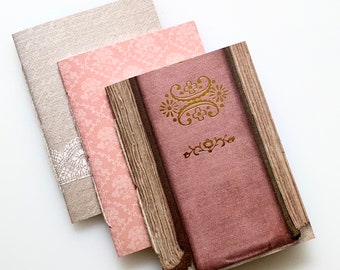 Pink Travelers Notebook Insert Set in Passport, B7, Pocket, A6, Personal, Weeks, B6 Slim, Standard, B6, Cahier and A5 Size