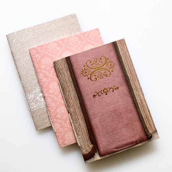 Pink Travelers Notebook Insert Set in Passport, B7, Pocket, A6, Personal, Weeks, B6 Slim, Standard, B6, Cahier and A5 Size