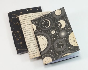 Celestial Travelers Notebook Insert Set in Passport, B7, Pocket, A6, Personal, Weeks, B6 Slim, Standard, B6, Cahier and A5 Size