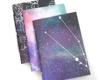 Cosmic Travelers Notebook Insert Set in Passport, B7, Pocket, A6, Personal, B6 Slim, Standard, B6, Cahier and A5 Size