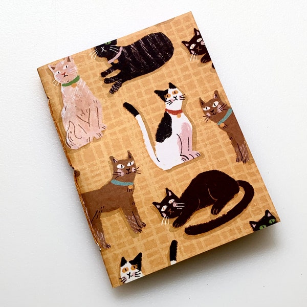 Travelers Notebook Insert with Cats in Passport, B7, Pocket, A6, Personal, Weeks, B6 Slim, Standard, B6, Cahier or A5 Size