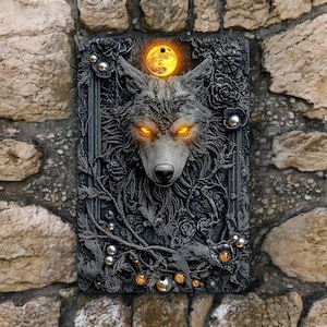 Werewolf Metal Wall Art- Gothic Horror Halloween Decor