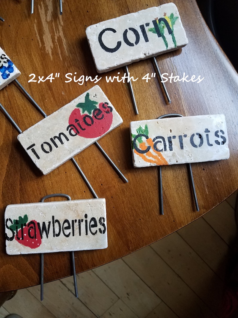Custom outdoor signs Garden Stakes Custom Garden Plant Markers | Etsy