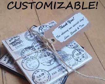 Favores de boda personalizados Posavasos personalizados Posavasos de boda Posavasos personalizados Posavasos de pasaporte Posavasos de viaje Montaña rusa de cerámica Montaña rusa de piedra