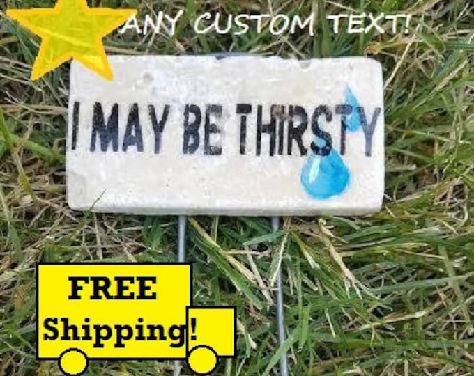 Custom Garden Gift Custom outdoor signs Personalized Outdoor Signs Custom Stone Signs Garden Stakes Garden Markers Garden Signs Plant marker