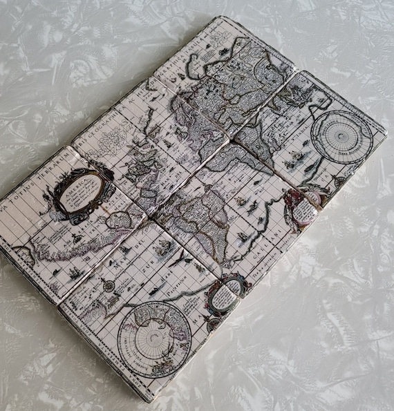 Personalized World Map coaster set Custom Map Coasters Custom Wedding Gift World Map Decor Custom Centerpiece Ceramic Coasters Stone Coaster
