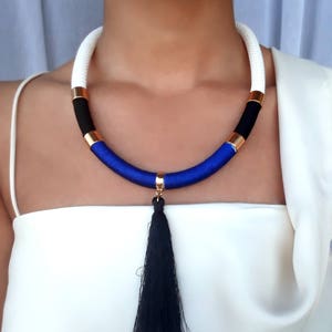 Tassel collection, necklace for woman, ethnic necklace, statement jewelry, ethnic jewelry, gift women, gift for women, mother&#39;s day gift