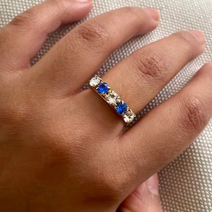 Stackable ring, adjustable ring, ring for women, stone ring, crystal ring, swarovski crystals image 2