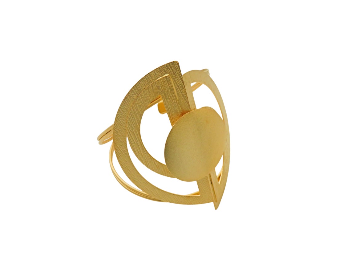 Athena's Shield Cuff Bracelet