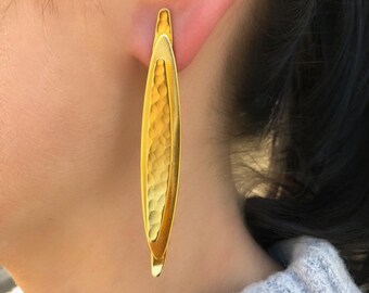 earrings, gold earrings,  gift women, gift for her, statement jewelry