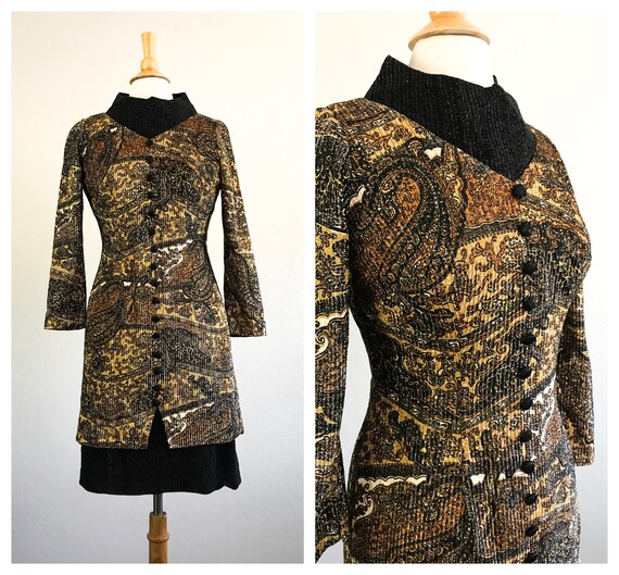 black and gold diamond dress