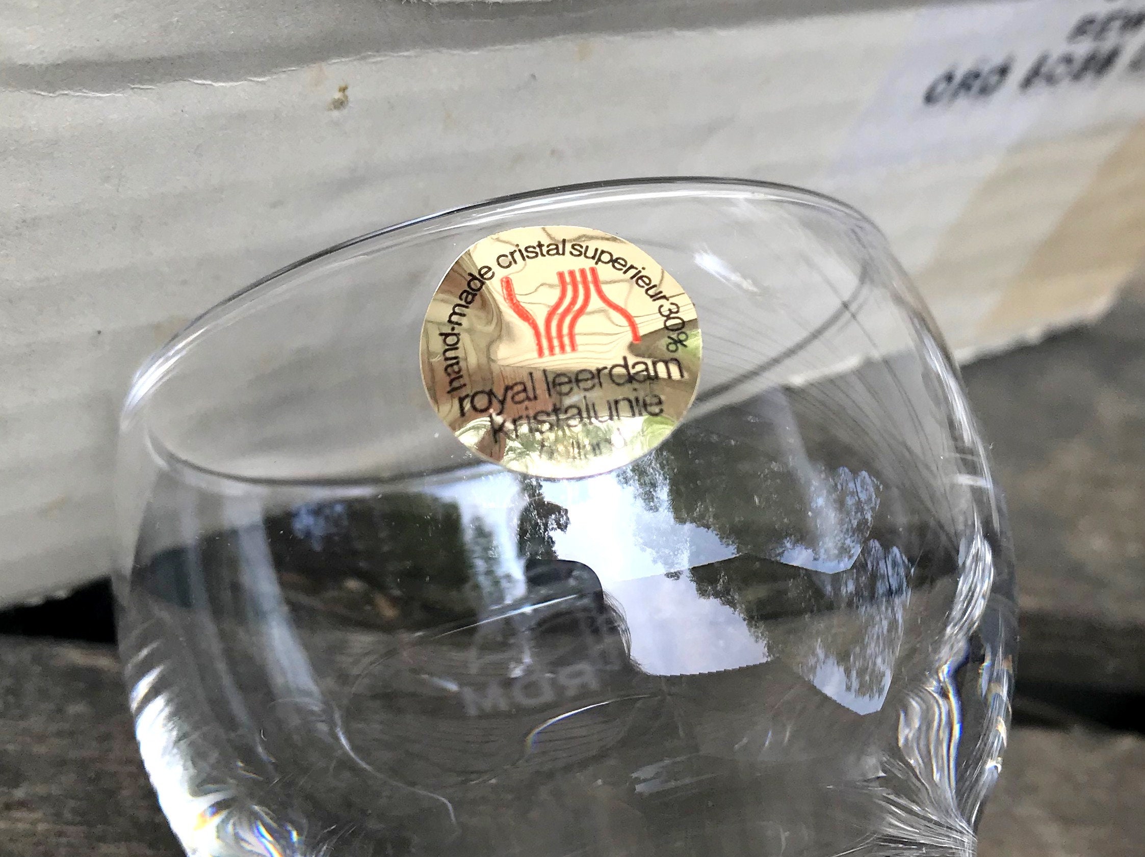 Set of 6 Bitters Glasses Royal Leerdam in Original Box Etsy