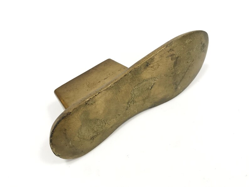 circa early 20th century Metal Cobbler/'s Mold Vintage Child/'s Shoe Last