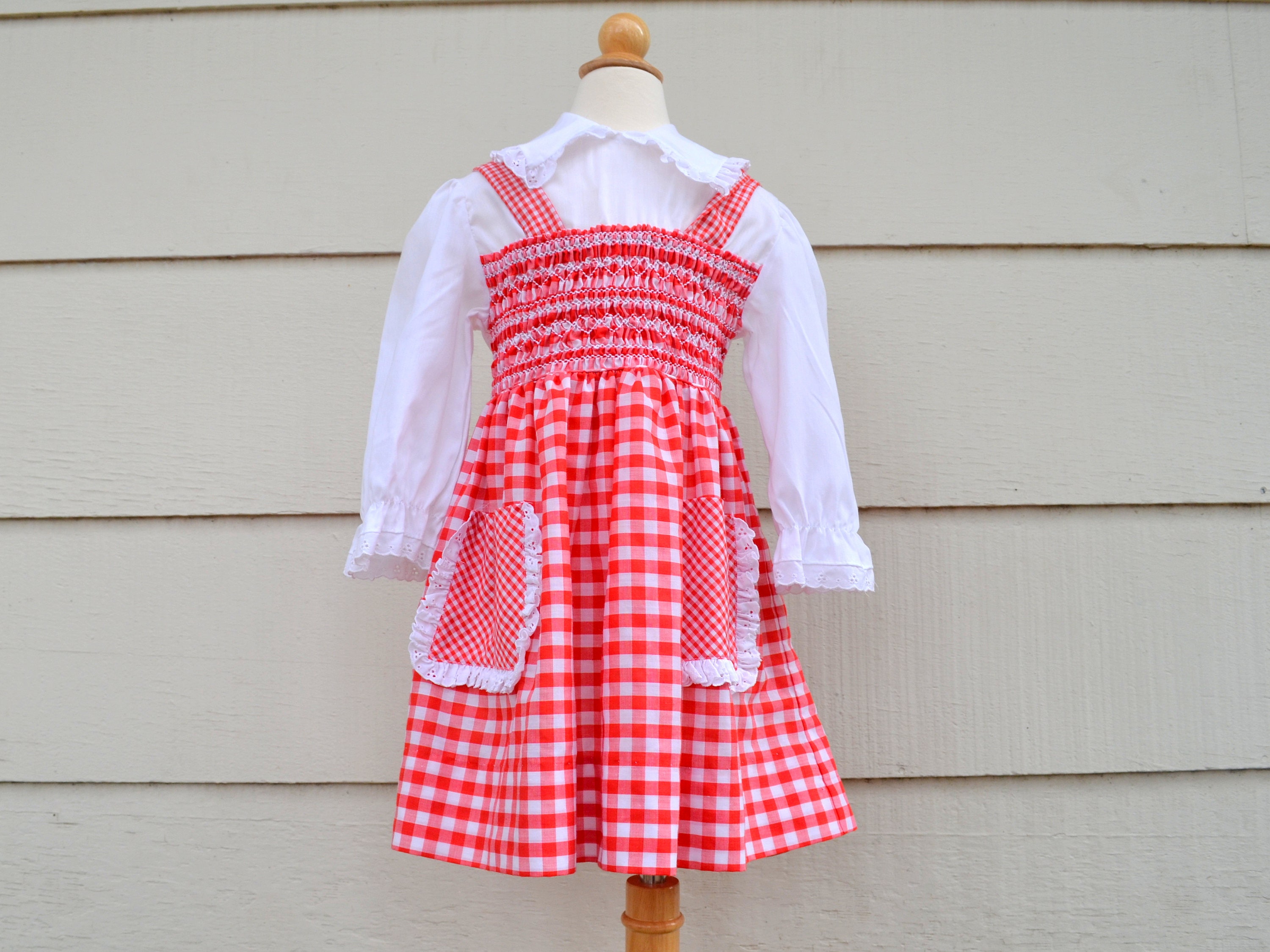 polly flinders hand smocked dress
